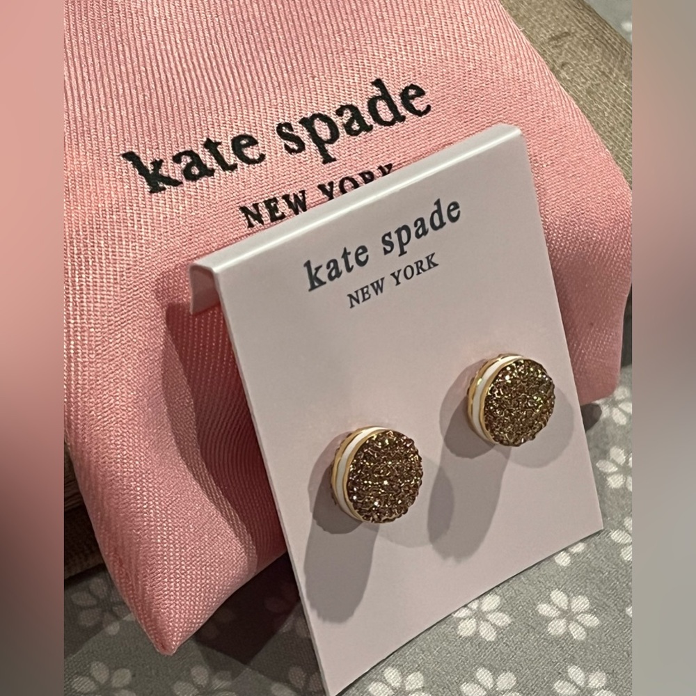 kate spade Pastry Shop Macaron Stud Earrings sparkling new with bag